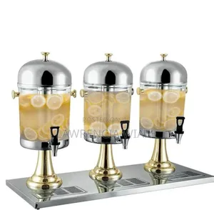 Gold Plated 3 in 1 Juice Dispenser