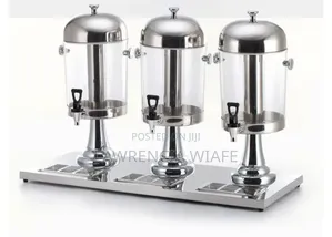 Silver Plated 3 In 1 Juice Dispenser