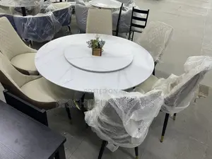 Quality Italian 6 Seater Dining Table With 6 Chairs