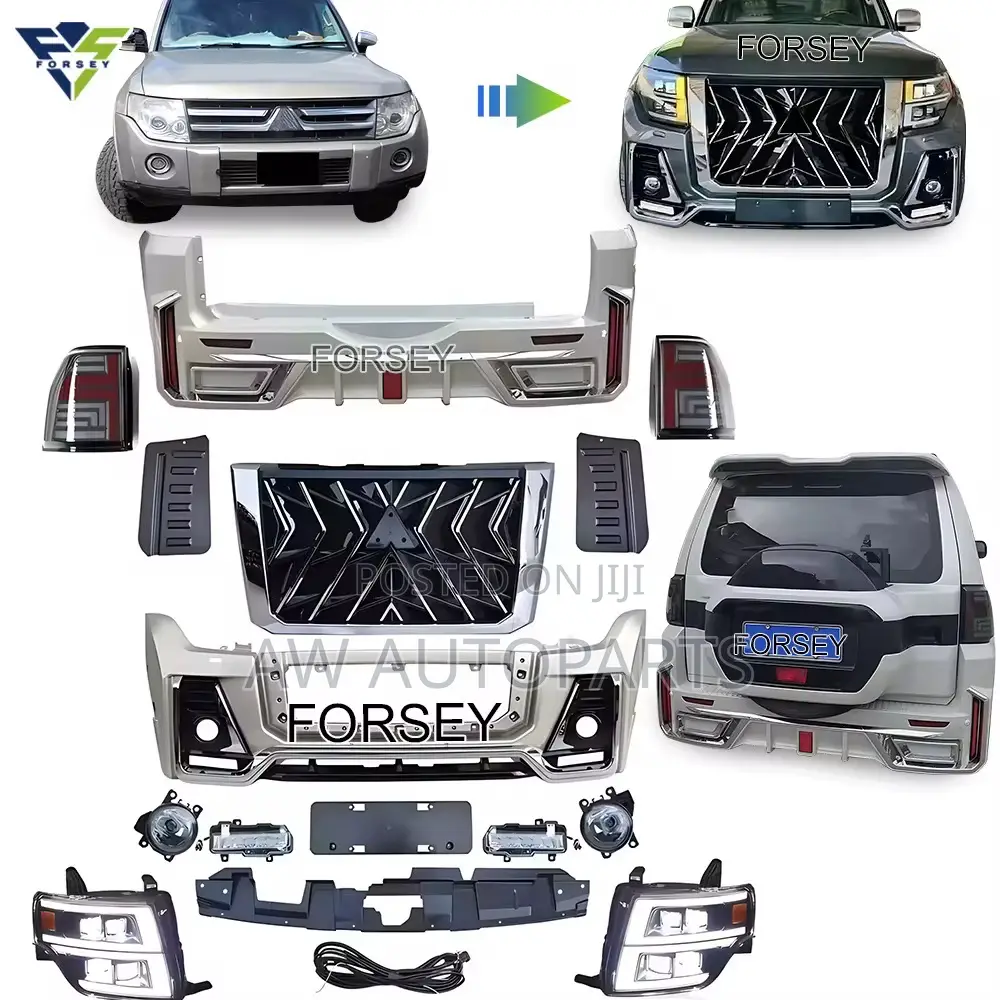 2007-2025 Pajero Body Kit Change To Black Hawk Without Boot Spoiler