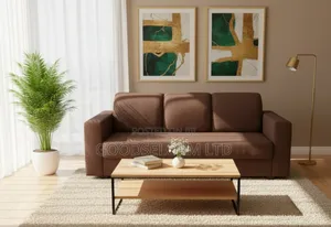 Premium 3-Seater Fabric Sofa – Modern Comfortable