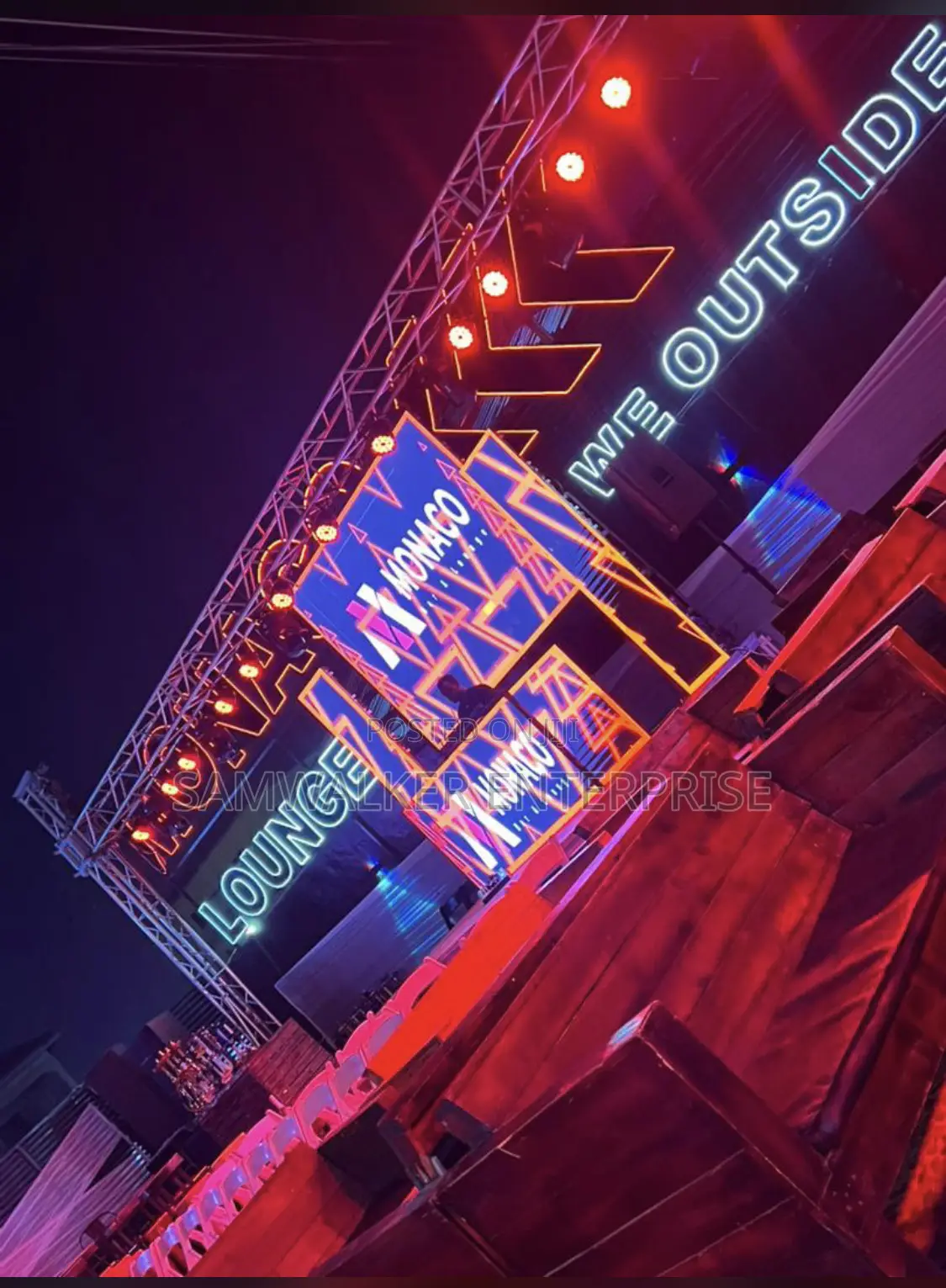 Stage Lighting and Led Screen Rental Services and All Kinds of Design