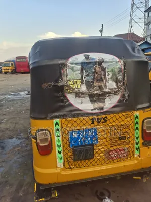 TVS King Deluxe Plus iTouch Start 2024 Yellow
