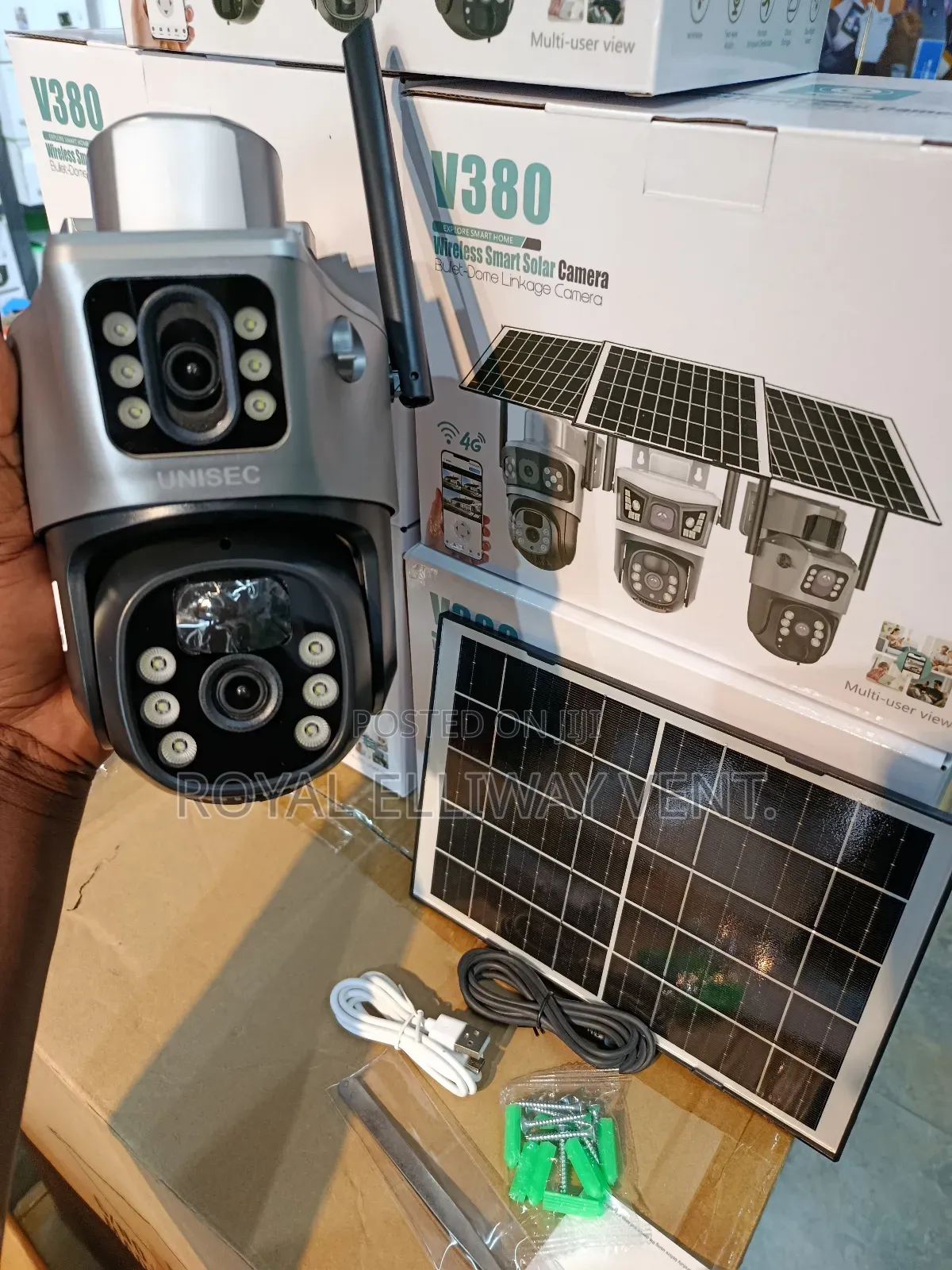 4g V380 Dual Lens Camera