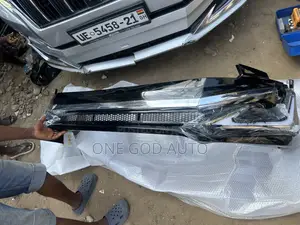Toyota Land Cruiser Bumper Lips Spoiler With Light 2016,2017,2018