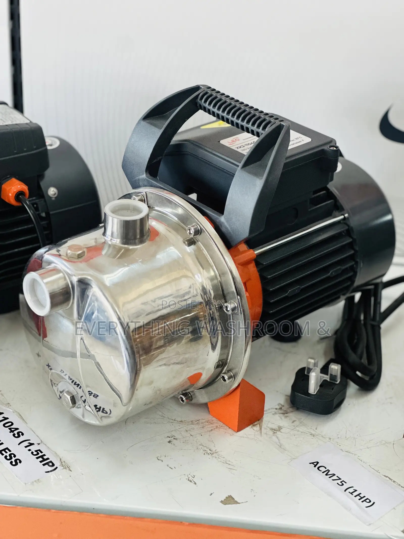 Leo 1.5hp Stainless Water Pump for Domestic Home Water Supply