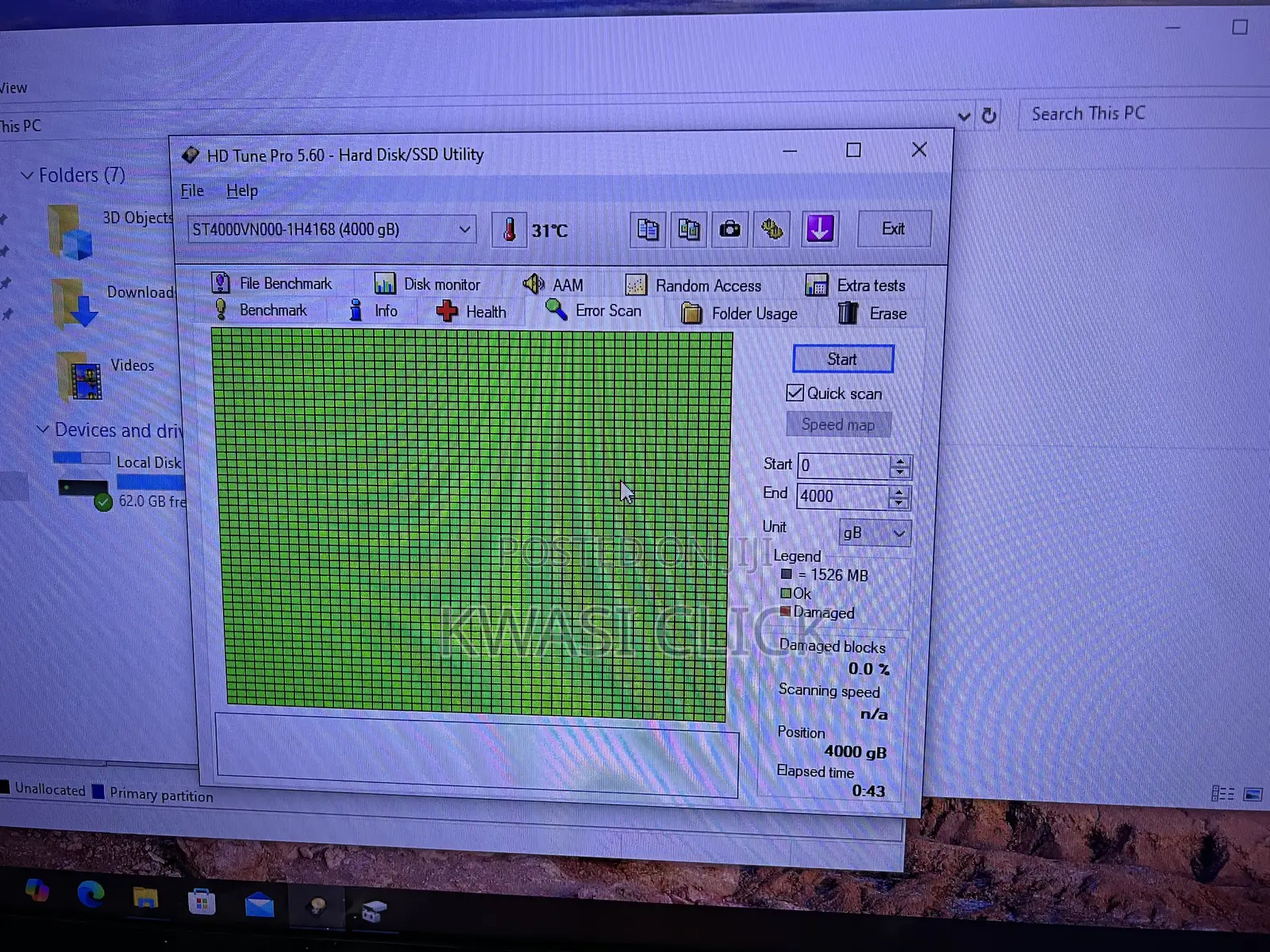 4tb Desktop Hard Drive (Cctv Installation)