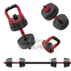 40kg Adjustable Dumbbells Kettlebell And Barbell Set (Christmas Promo)