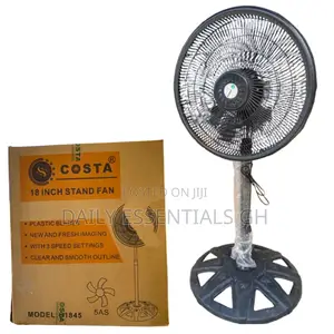 Costa 18 Inch Pedestal Fan | Quiet Efficient
