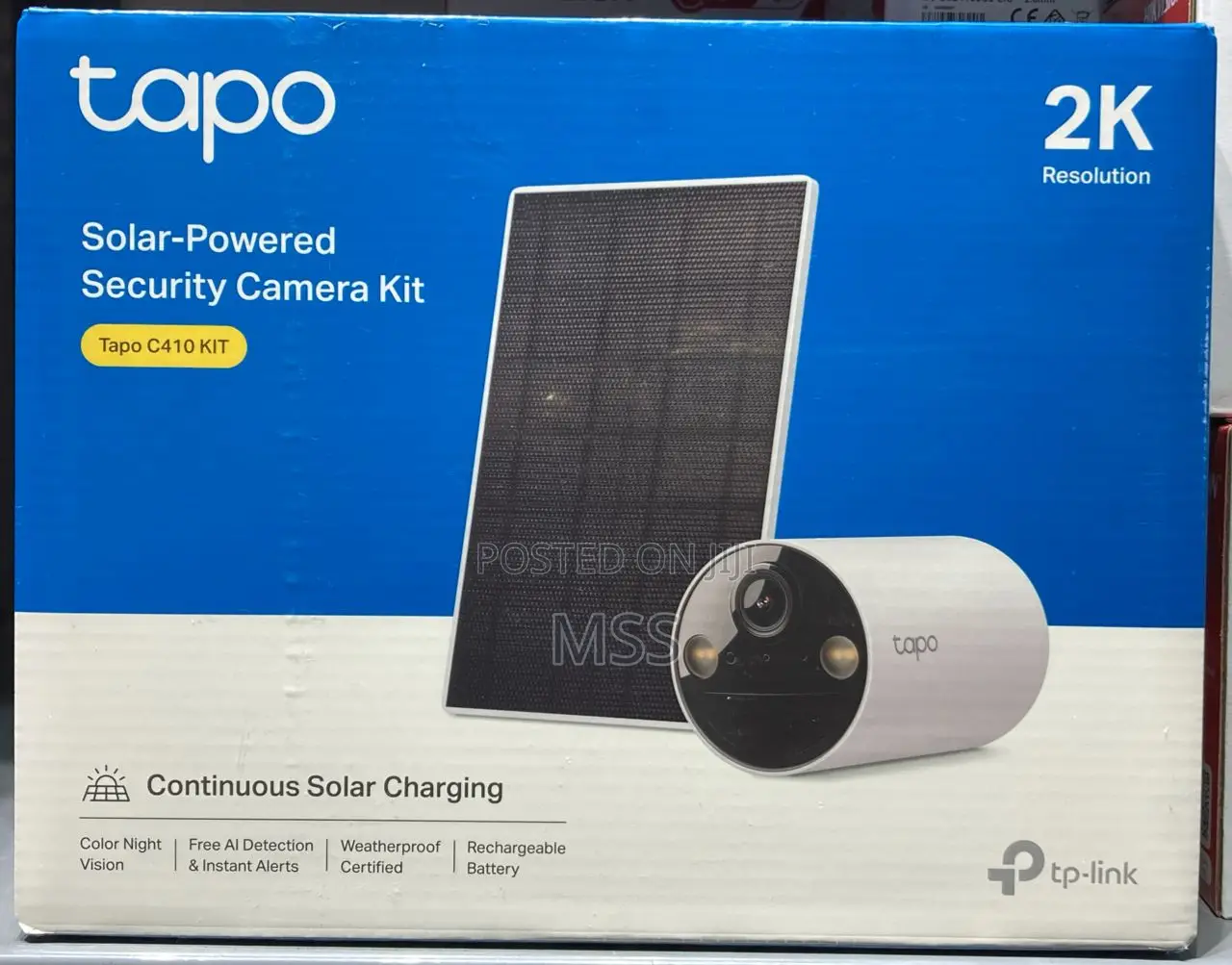 Solar-Powered Security Camera Kit Tapo C410 Kit