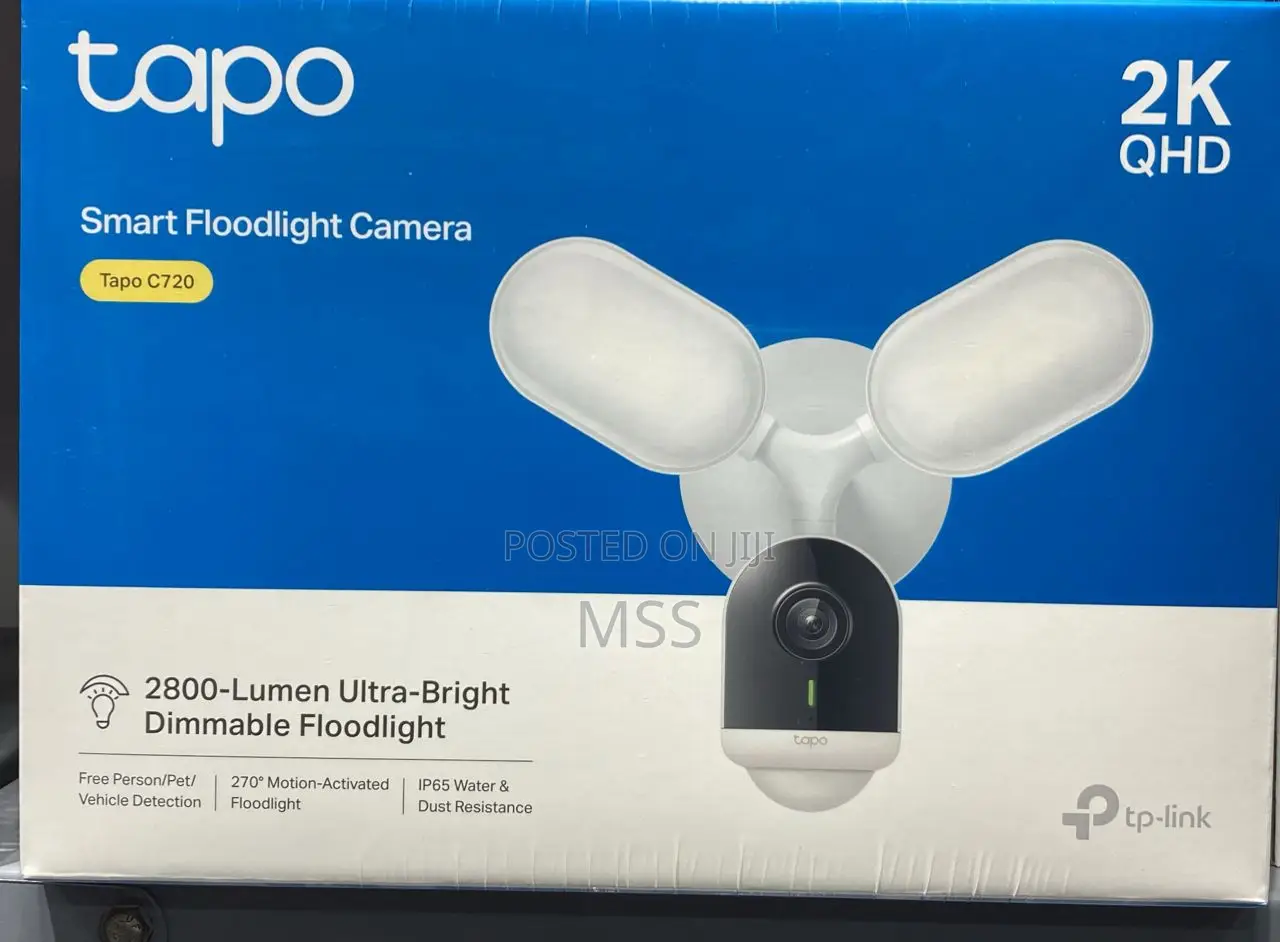 Tapo C720
Wired Floodlight Security Camera