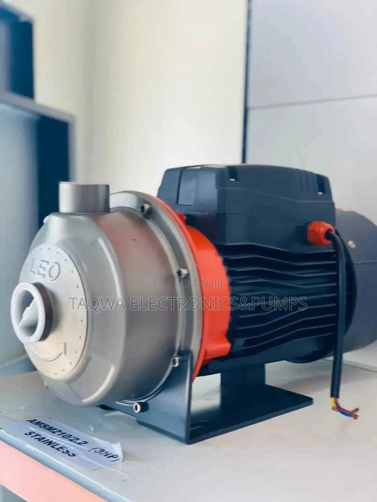 High - Pressure - Leo Stainless 3hp Water Pump