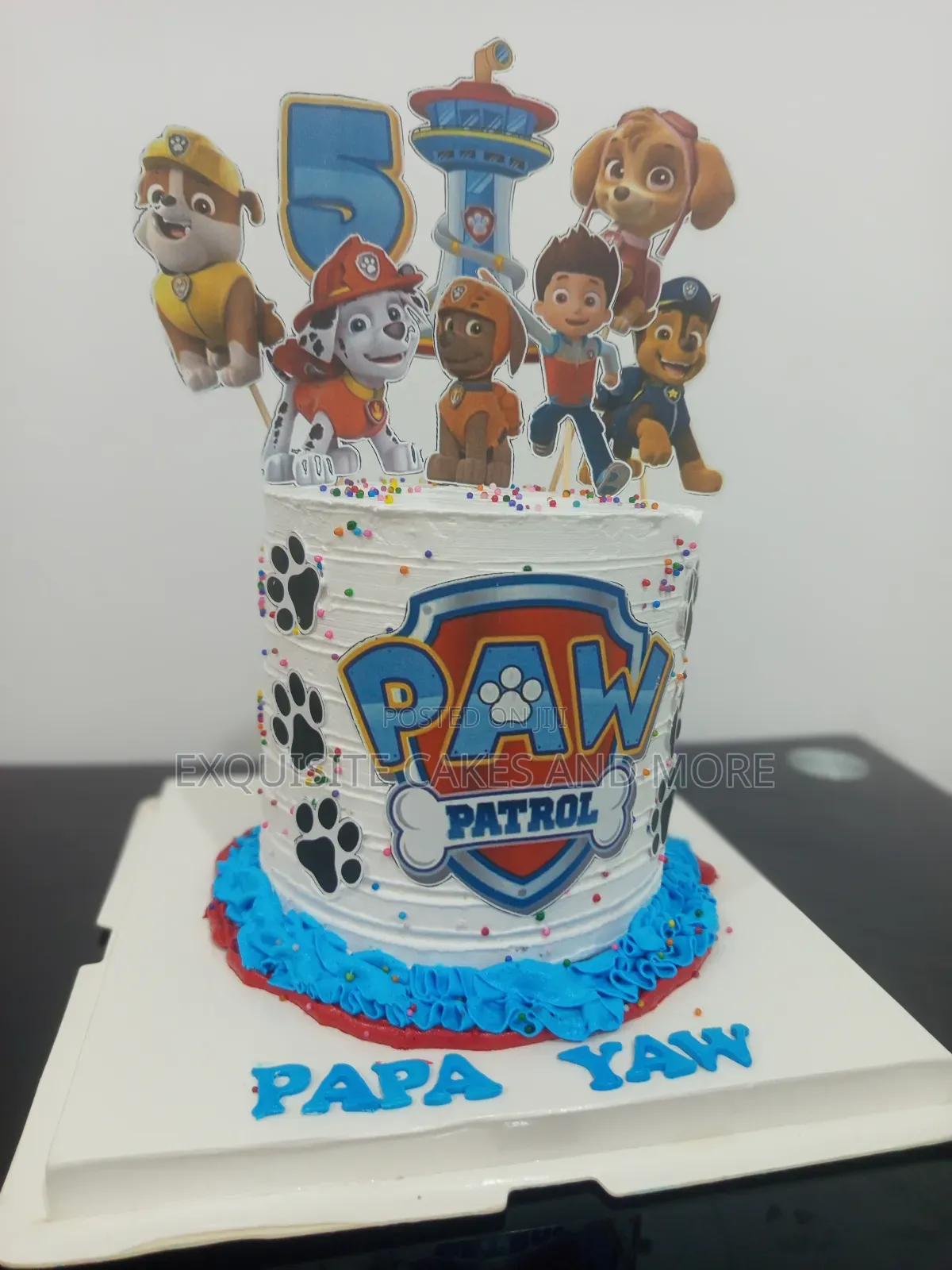 Four Layers Paw Patrol/Kids Cake