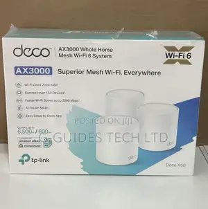 Tp-Link Deco X50 Ax3000 Whole Home Mesh Wifi 6 System 3-Pack