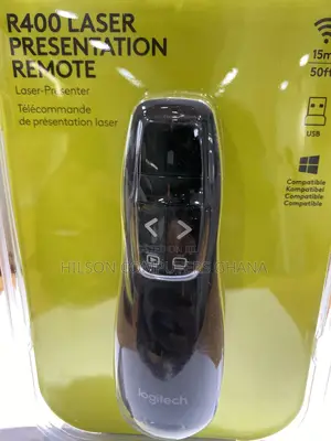 Logitech Wireless Presenter R400 With Red Laser Pointer