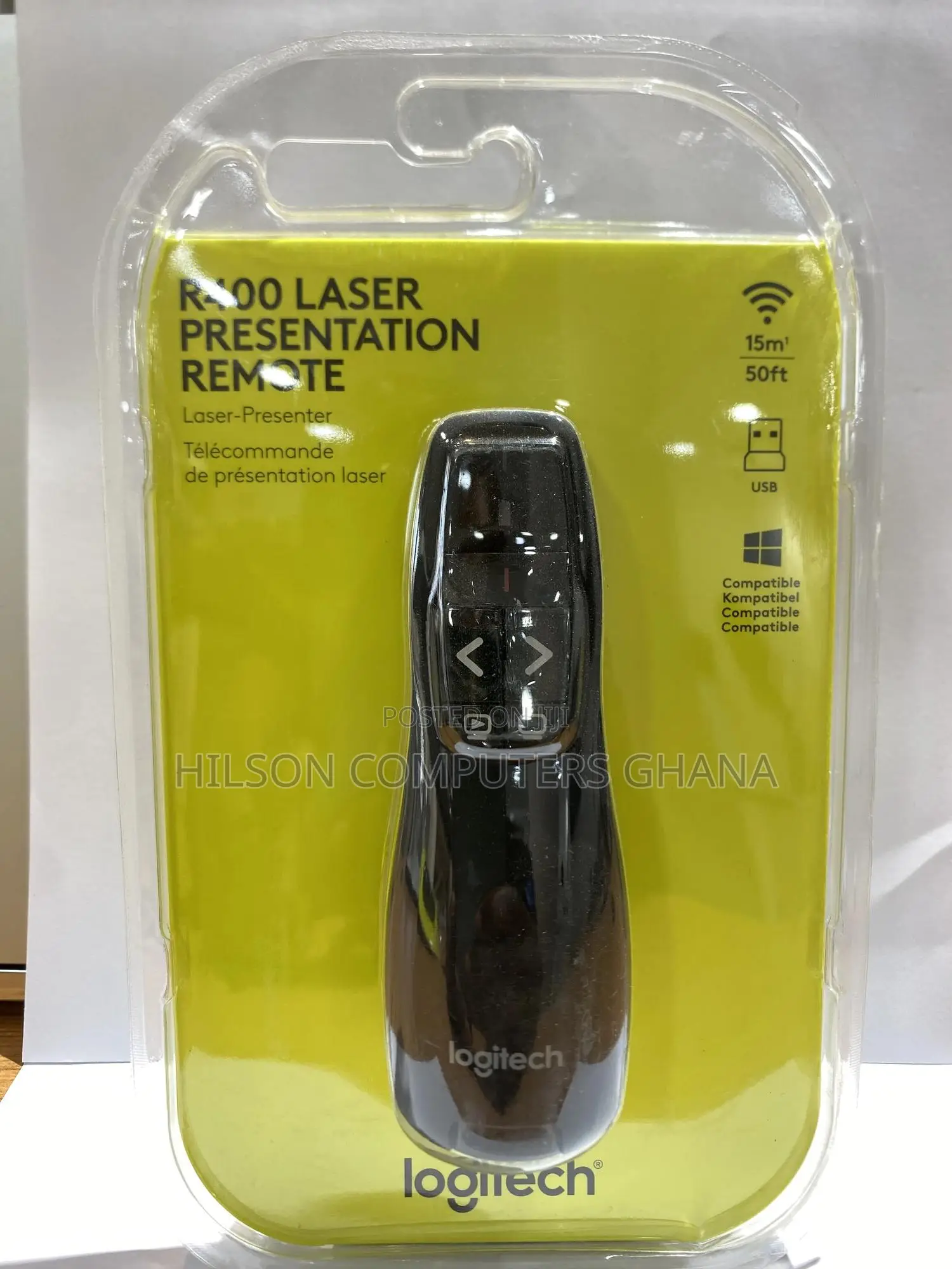 Logitech Wireless Presenter R400 With Red Laser Pointer