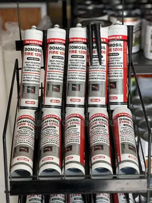 Isomat Domosil Fire 1200 High Temperature Sealant Black 280ml