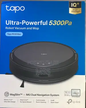 Tapo Rv20 Max5300pa Suction Navigation Robot Vacuum and Mop