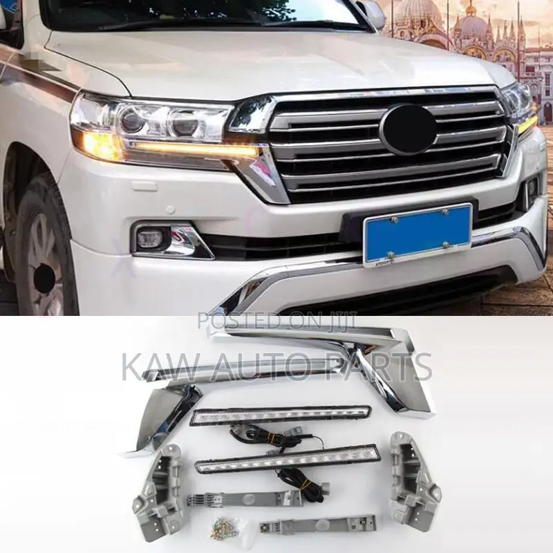 2016,2018,2019,2020,2021 Led Headlight Chrome For Toyota Land Cruiser