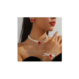 Crystal Accessories Set (Necklace + Earrings + Bracelet)