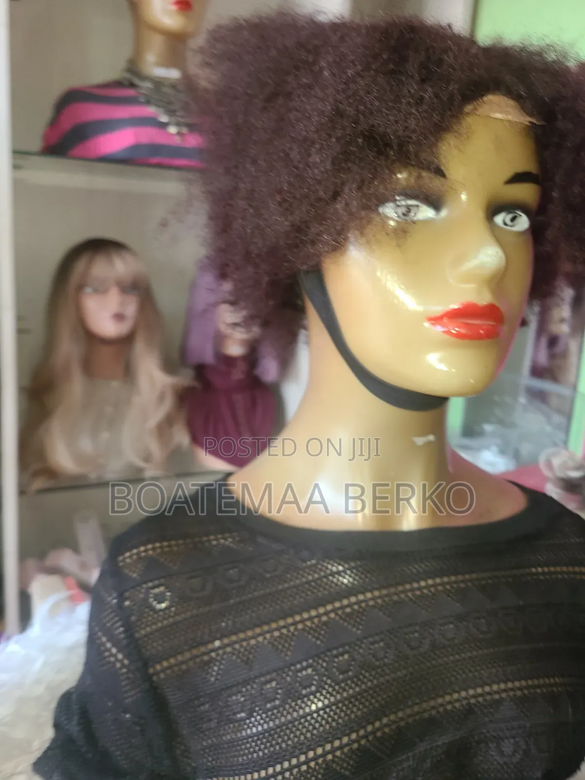 Brown Afro Wig