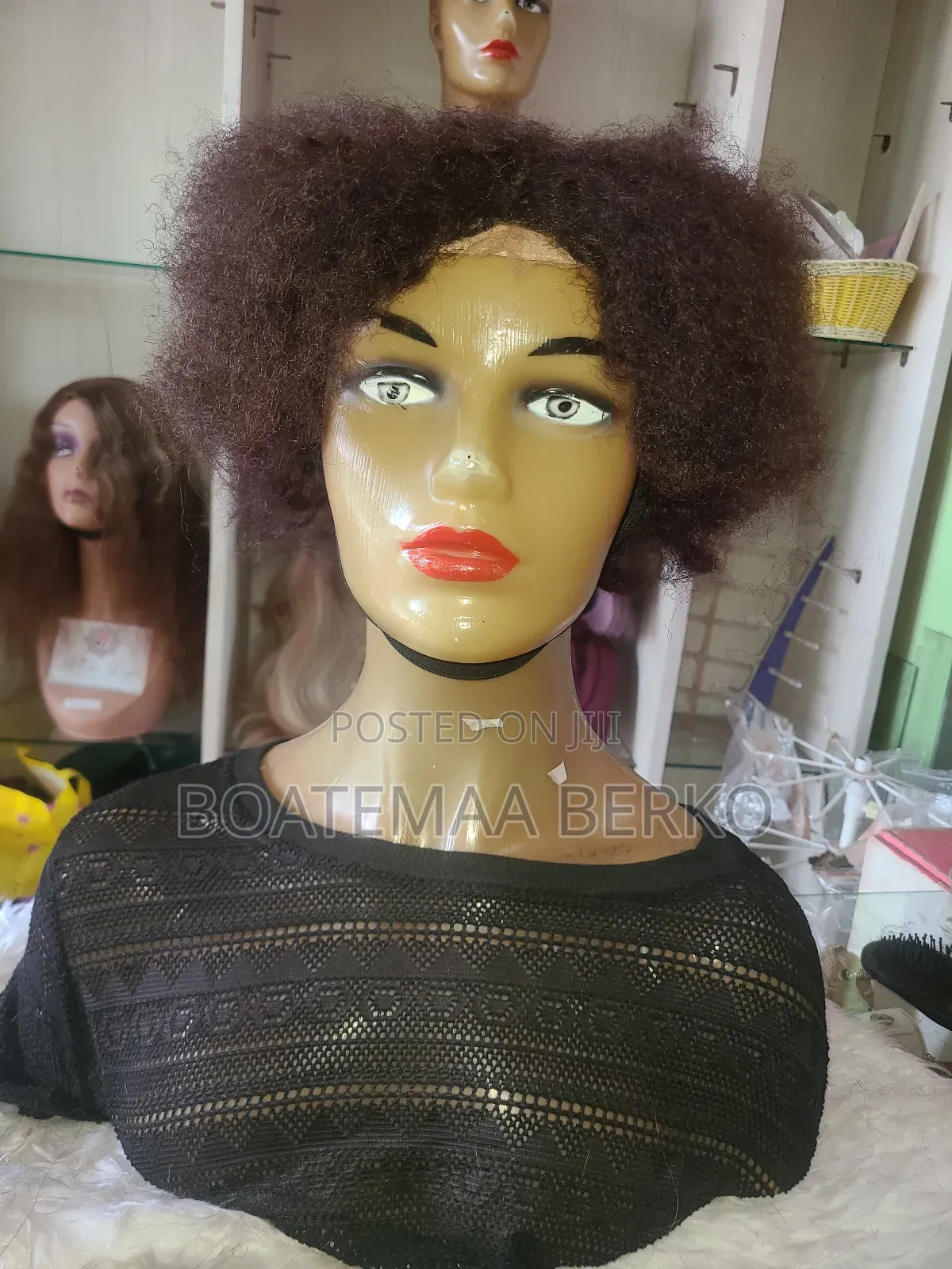 Brown Afro Wig