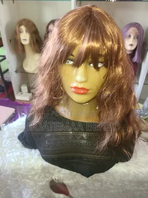 Wavy Brown French Cut Wig