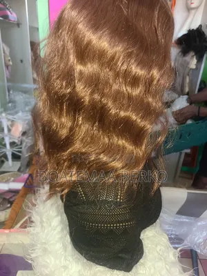 Wavy Brown French Cut Wig