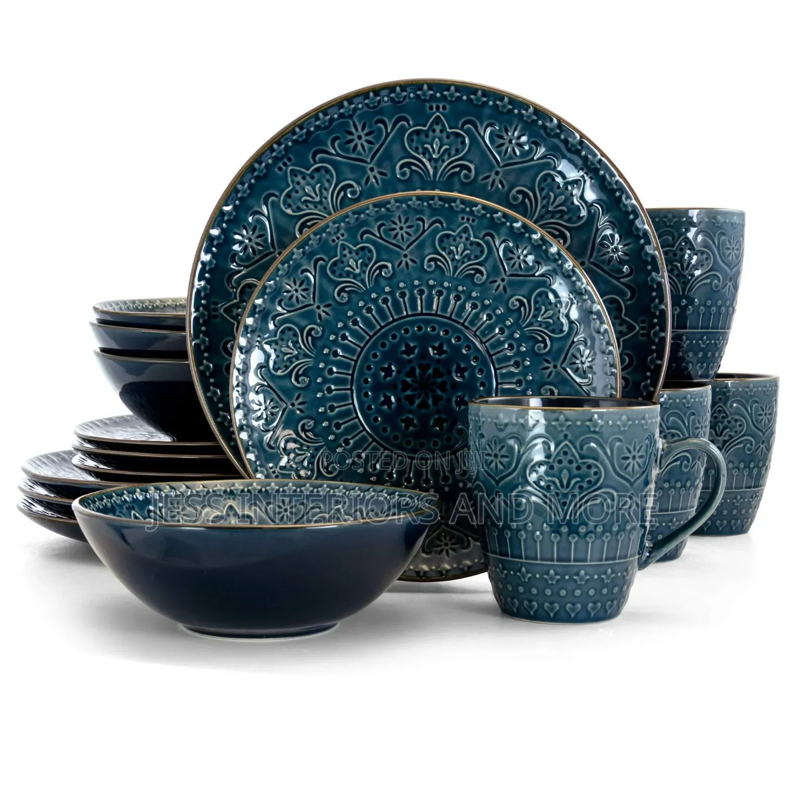Mozaic 16-Piece Stoneware Dinnerware
