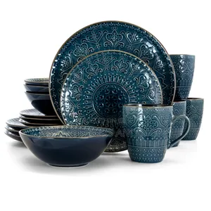Mozaic 16-Piece Stoneware Dinnerware