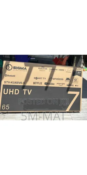 Sigma 65′′ Uhd Smart Android Digital Frameless Tv Sig-Ku65v6-S