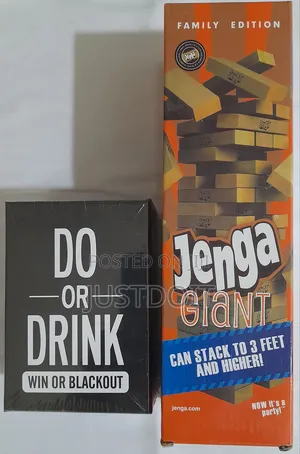 Jenga and Do or Drink Game Pack
