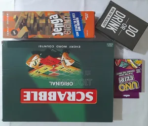 Scrabble + Jenga + Do or Drink + Uno