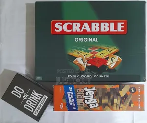 Scrabble + Jenga + Do or Drink