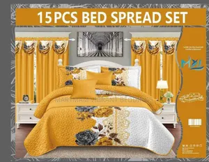 Super King Size 15 Pieces Set Beddings