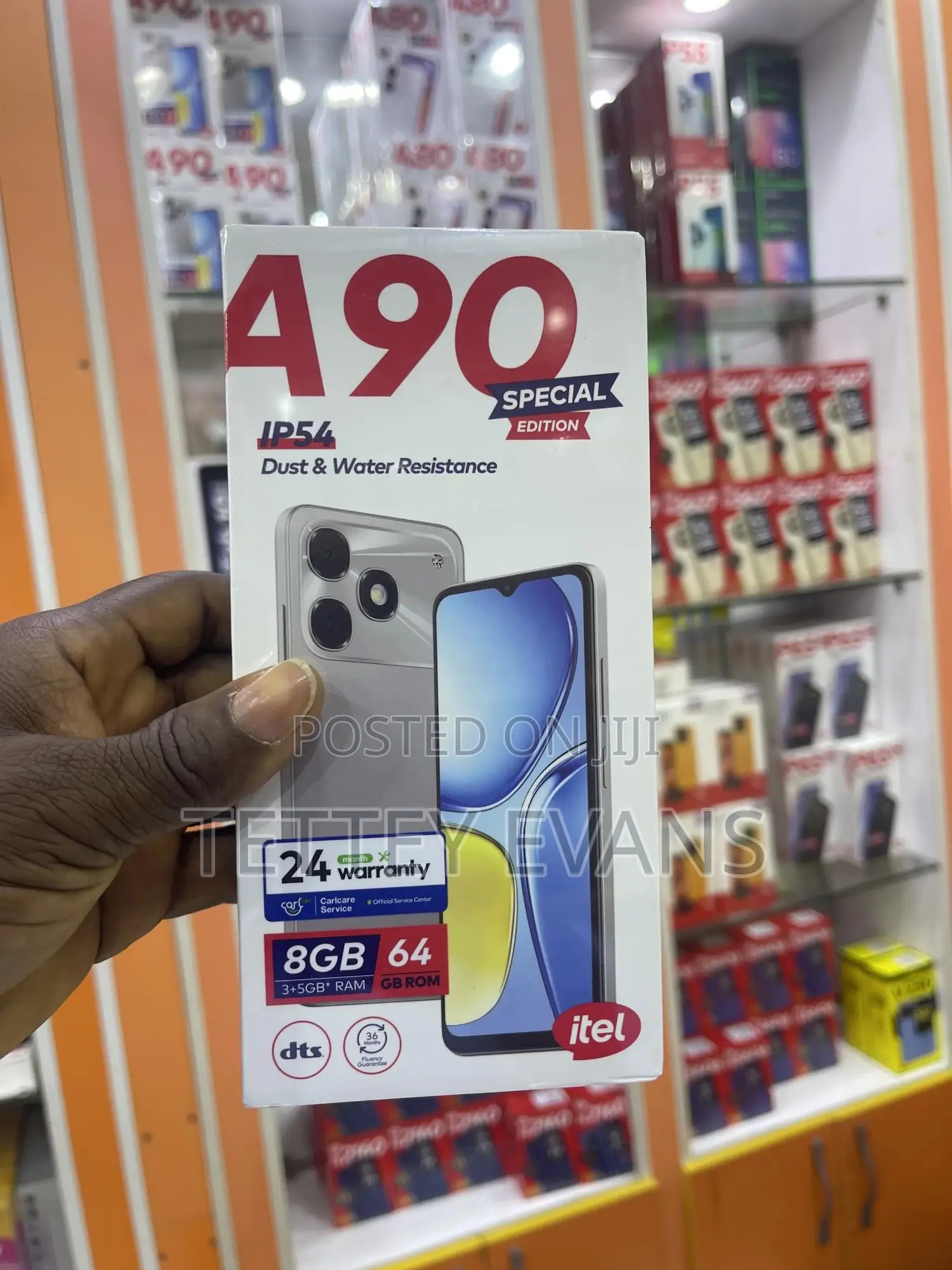 New Itel A90 64 GB Gray