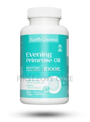 Earth's Creation Natural Evening Primrose Oil 1000mg
