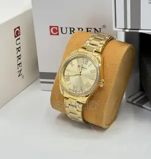 Curren Roman Numeral Dial Luxury Watch for Women