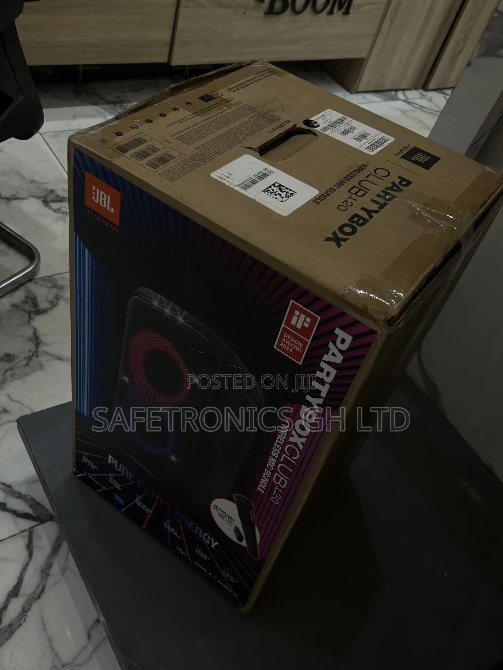Authentic New JBL Powerful Party Box Club 120 Bluetooth Speaker