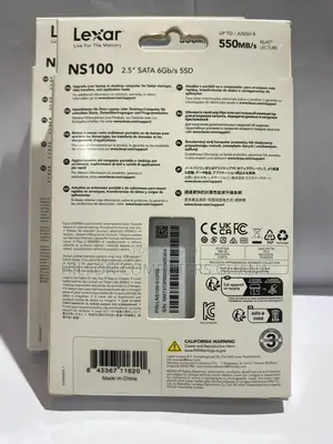 Lexar Ns100 2.5” Sata Internal SSD – 512gb