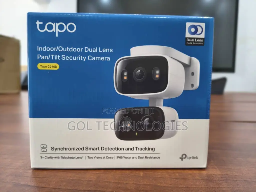 Tapo C246d Indoor / Outdoor Dual Lens Wifi Camera Pan / Tilt Security