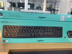 Logitech – Mk270 Wireless Keyboard And Mouse – Black