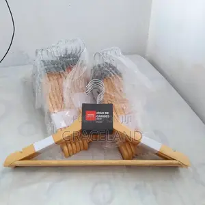 This Is Original Wooden Clothing Hangers ( 5 Pieces/3 Packs)