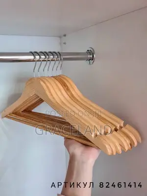 This Is Original Wooden Clothing Hangers ( 5 Pieces/3 Packs)