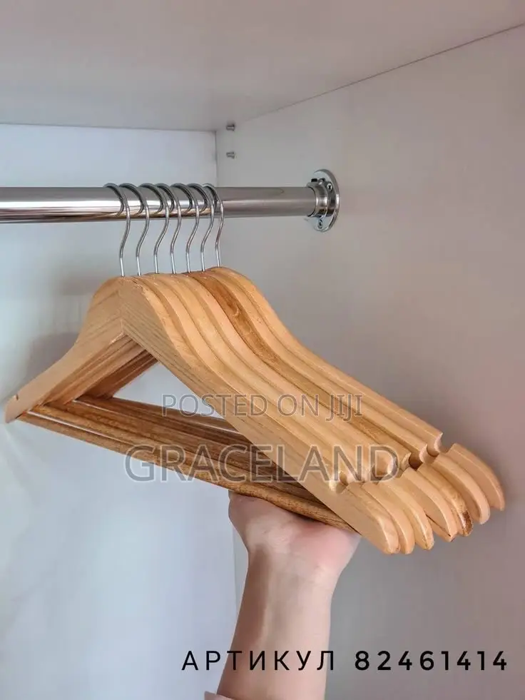 This Is Original Wooden Clothing Hangers ( 5 Pieces/3 Packs)
