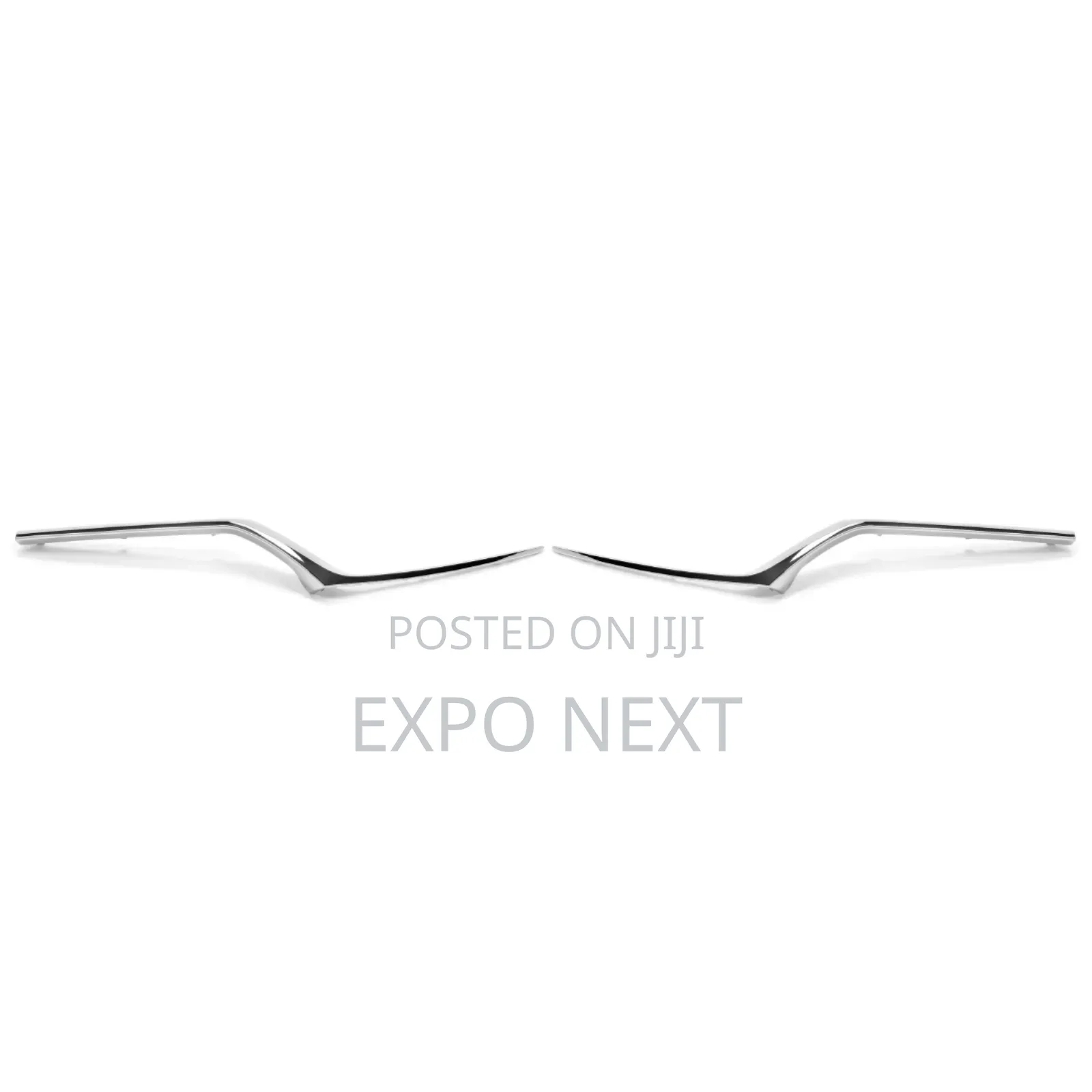 Chrome  Grille Headlight Molding Trim For 2017-2019  Honda Cr-v Pair