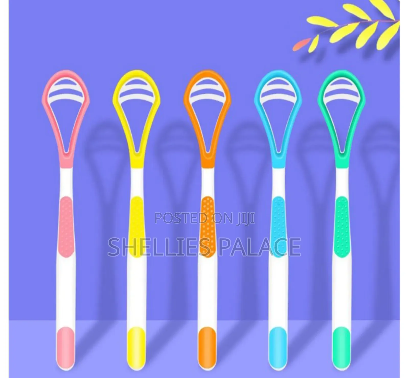 Reusable Double Sided Professional Silicone Tongue Scraper for Adults