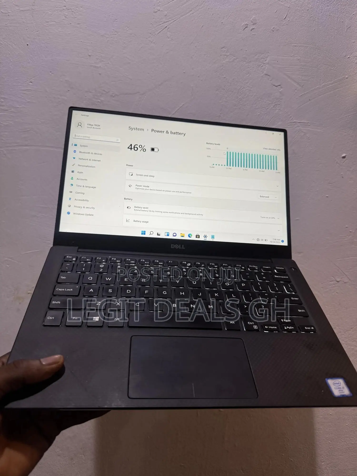 Laptop Dell XPS 13 (9350) 8GB Intel Core i7 SSD 128GB