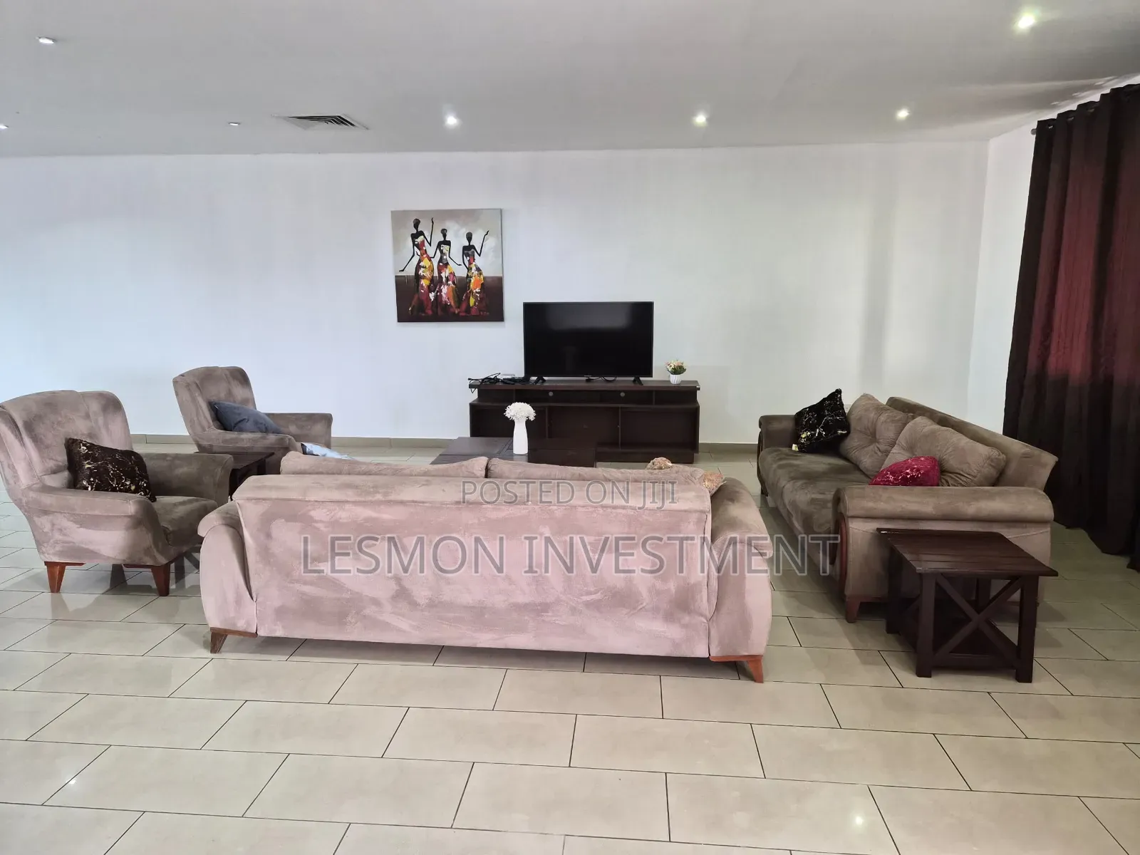 Furnished 2bdrm Apartment in Lesmon Investment, East Legon for rent