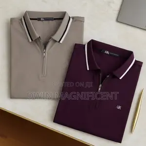 Zipper Polo Club T-Shirt